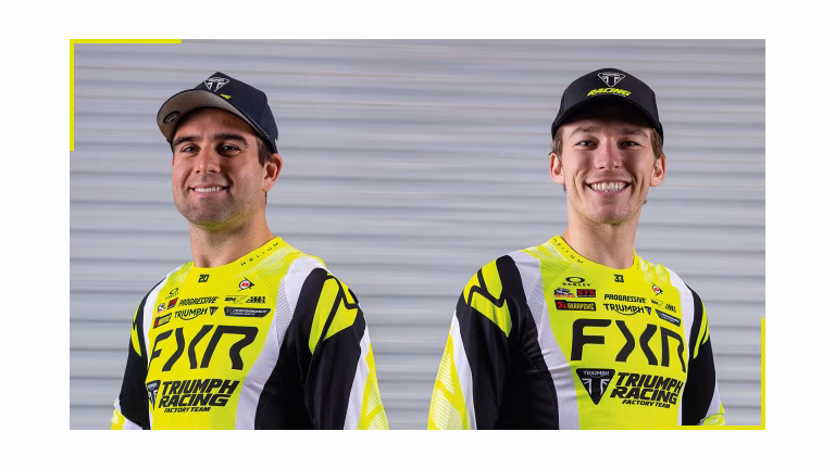 Triumph Factory Racing announces the 2026 Supercross Roster